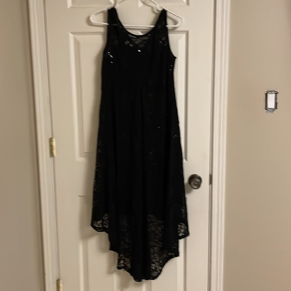 Assymetrical black  sequin dress. Size M/M. Laura brand - Picture 4 of 4